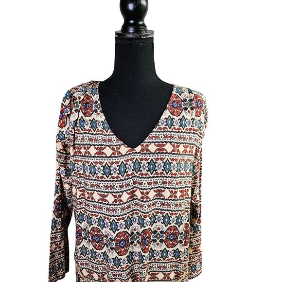 Catwalk Shift Boho Hippie Dress Size Small Belted Feather - Picture 3 of 11